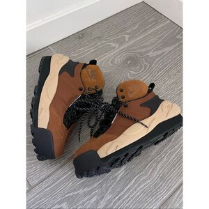 NIKE X SACAI Magmascape Boots Size 6.5 Mens In Pecan NEW